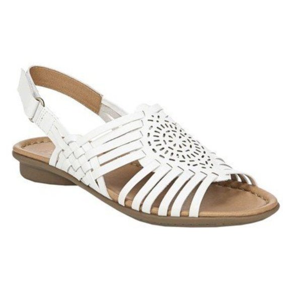 Naturalizer | Shoes | Naturalizer Whistle Huarache Sandals White Leather  New | Poshmark